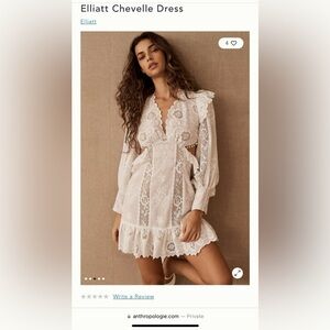 Anthropologie Elliatt Chevelle Dress